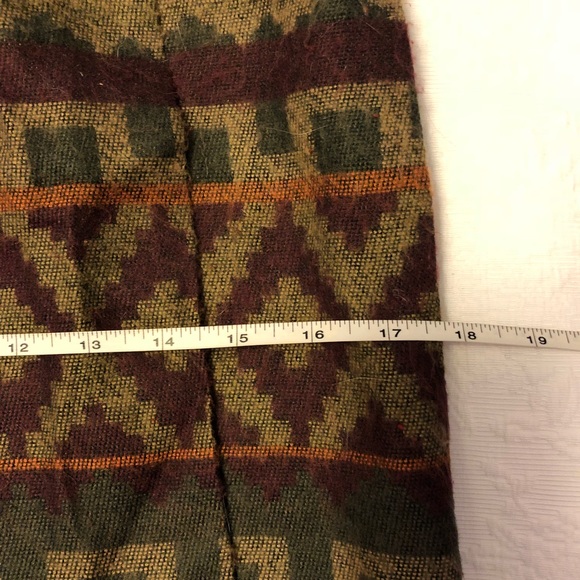 Vintage Wool wrap skirt size 11 - Picture 7 of 8